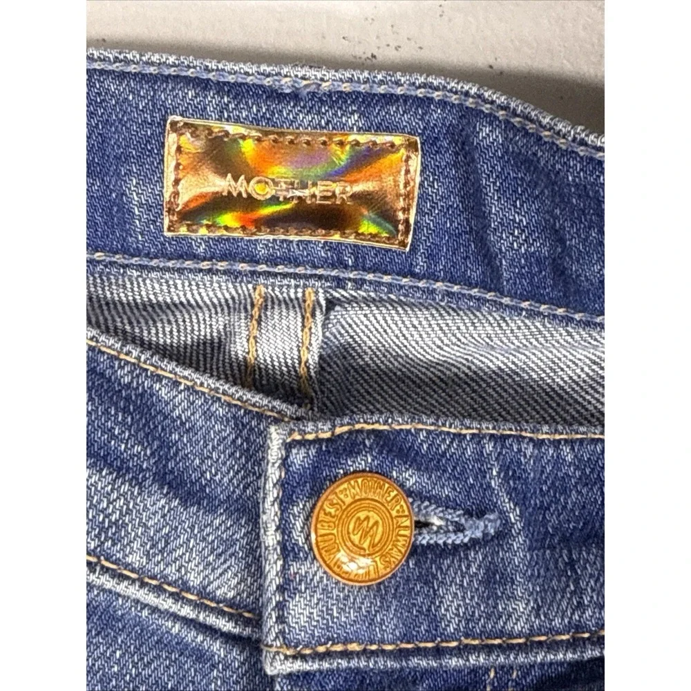Mother The Runaway Jeans Womens Size 27 Rancho Diablo Hippie Cowgirl Indie - Picture 9 of 16